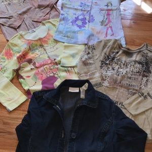 Womens assorted shirts n jean jacket